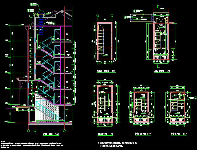 Staircase CAD Detailing