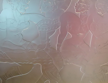 Transparent glass texture map