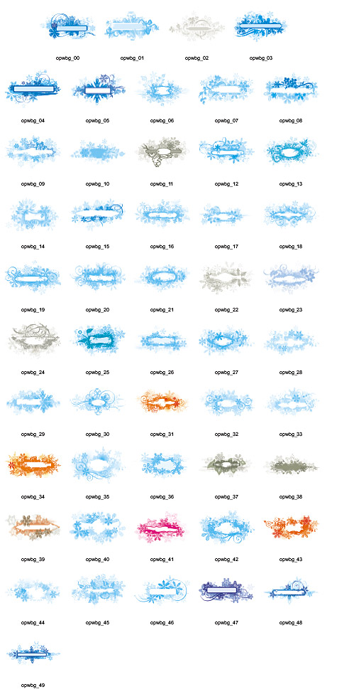 Patrones de invierno banner (50 P)-500, bello y práctico diseño elementos vectoriales serie