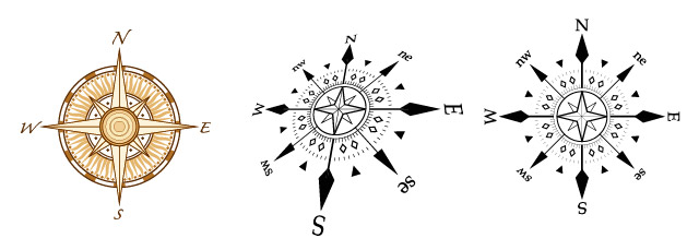 Kompass Vektorgrafiken
