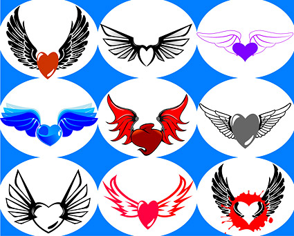 Heart-shaped vector material-6