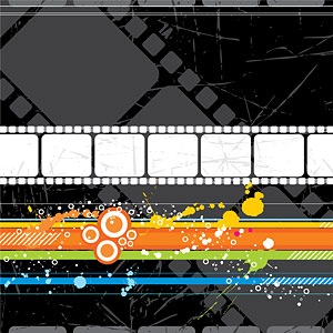 Vector theme of the film material