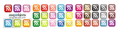 RSS pelanggan kristal tekstur ikon kecil (tombol)
