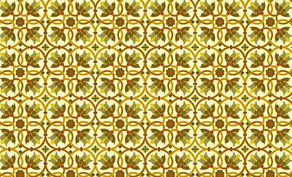 Mosaico clásico patrón vector-3