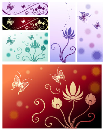 蝶とパターン