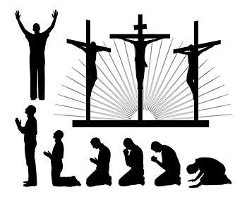 Vektor bahan agama tokoh dalam gambar