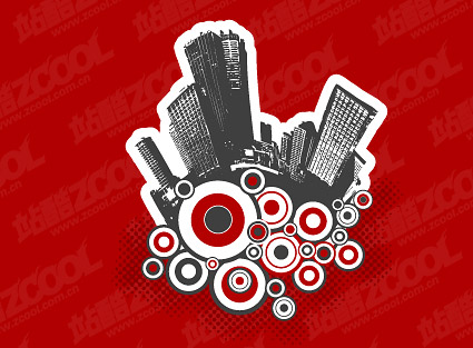 Stdte und schwarz-wei-Rundschreiben-logo