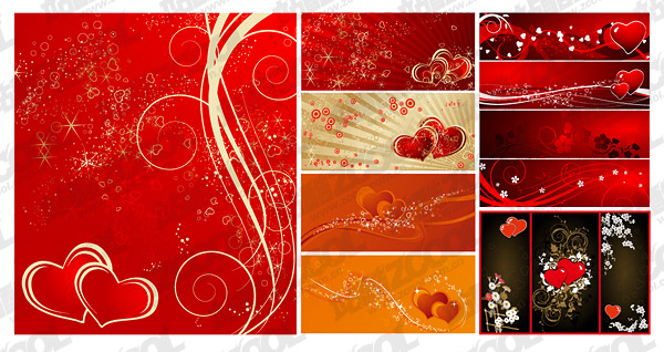 5, the affiliated banner vector background material