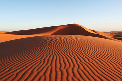 Material de imagem do deserto