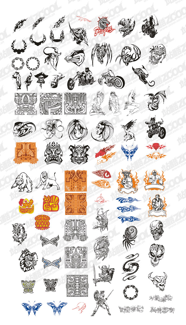 Vector material elements of the tide