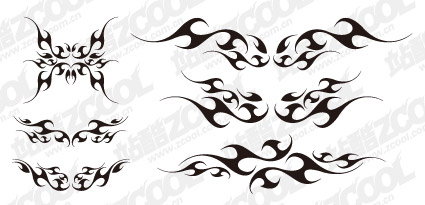 Shape of the wings totem vector material