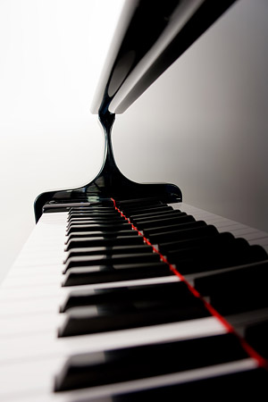 Материал картина чистого фортепианной клавиатуры