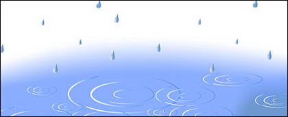 Hujan riak vektor bahan