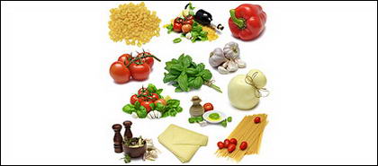 Material de imagem de alimentos vegetais