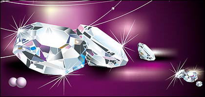Matériau cool de vecteur diamant