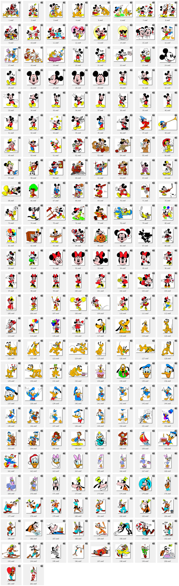 Disney, Micky Maus, Donald Duck, Mickey Mouse, Minnie, Pluto