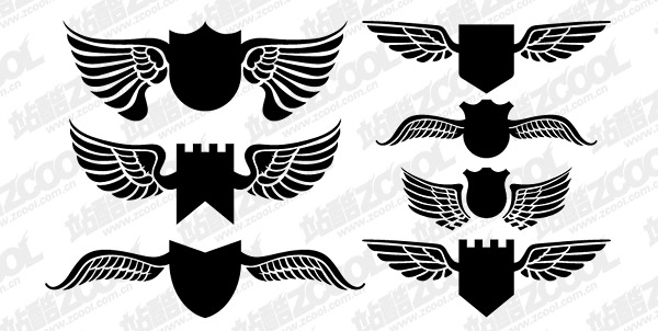 Vektor Wings Schild material