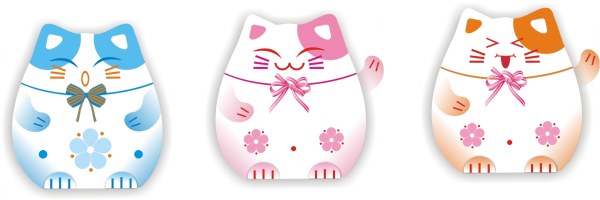 Japanisch glckliche Katze
