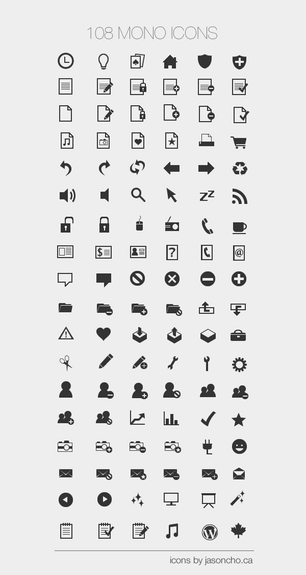 1108 einfache und praktische Web Design Icons png