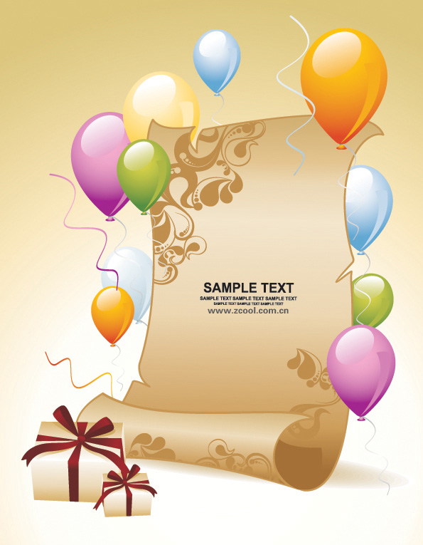 Paper presents the background of the balloon material vector