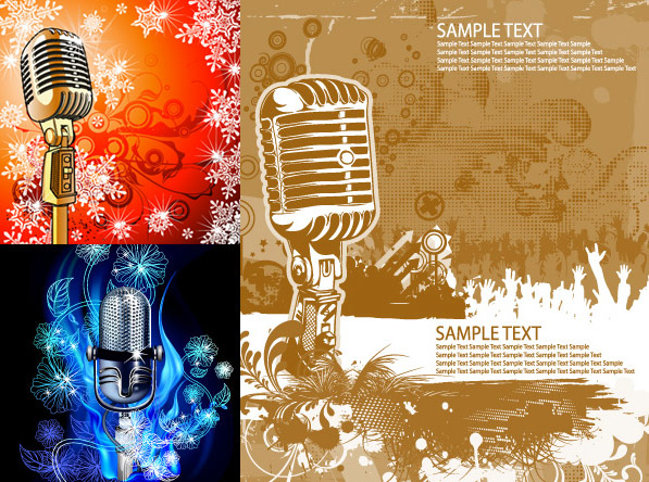 Microphone vector material