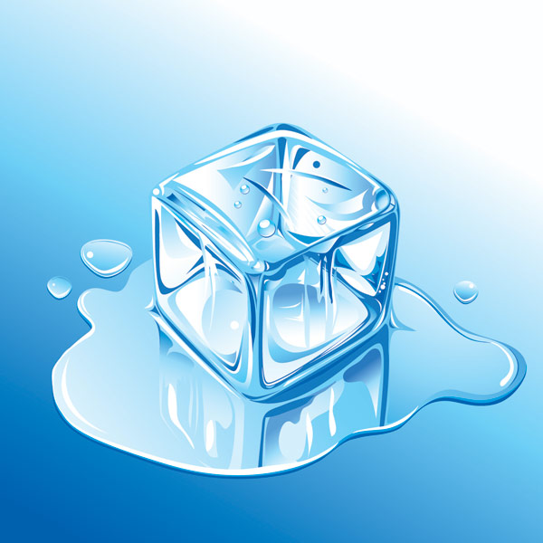 現実的な氷のベクター素材
