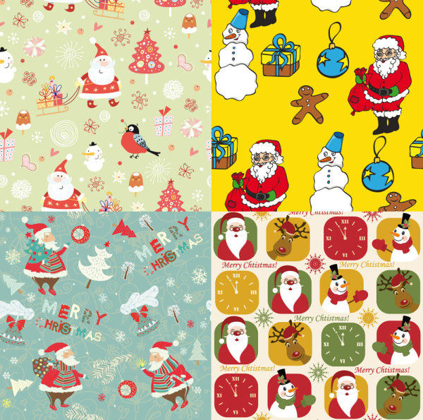 Indah Santa Claus Wallpaper - vektor