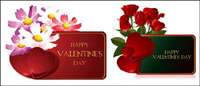 Valentine��; s dia cartões vector material