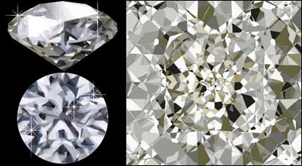 4 Diamond Vektor-material
