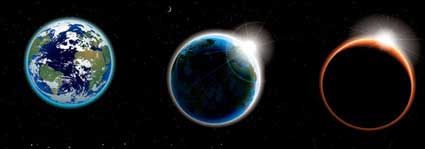 Planet Space Vektor-material