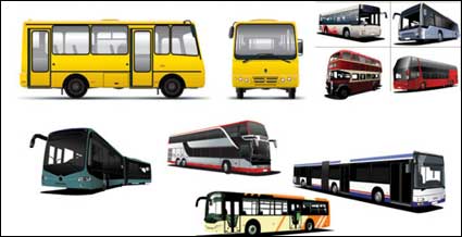Verschiedenen BUS-Bus-Vektor-material