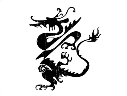 Vector de chino Dragon clásica