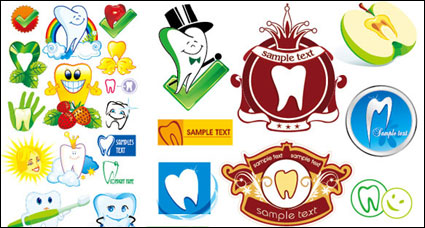 حماية الأسنان الكرتون رمز مكافحة ناقلات المواد