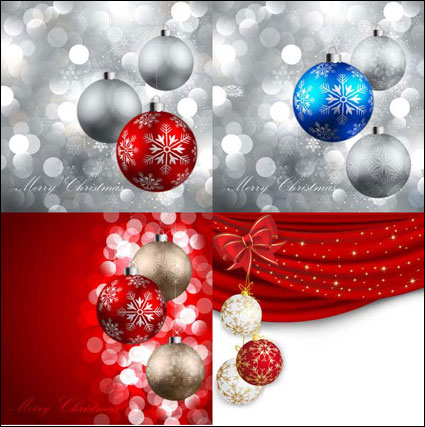 Bola de Navidad hermosa -11--material de vectores