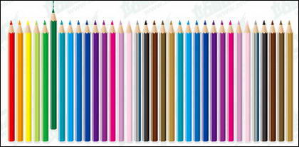 MATERIAU vecteur crayon de couleur