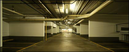 Material de imagem de Parque de estacionamento subterrâneo