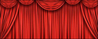 Exquisite red Curtain-Bildmaterial