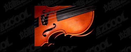 Material de imagem de destaque de violino