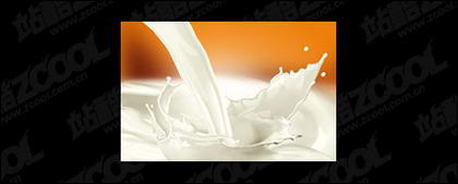 Aktif susu kualitas gambar bahan