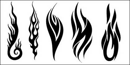 Toutes sortes de cool feu vectoriel logo (4)