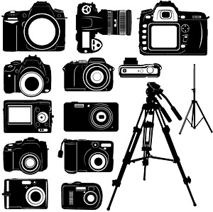 EPS format, kata kunci: tripod kamera digital di gambar Digital SLR