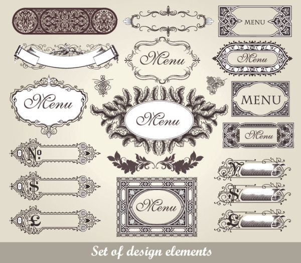 Lace pattern classico europeo 02 - vector 