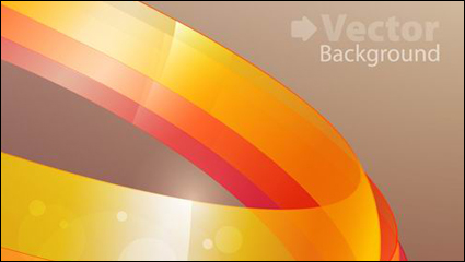 Colorful ribbon vector material -2 /More in: Vector Design