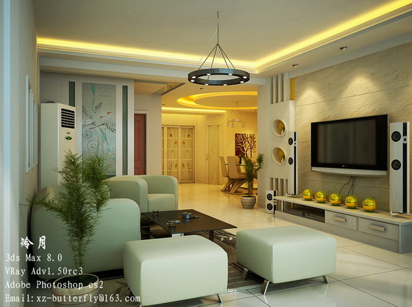 Elegant simplicity interior decoration