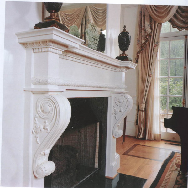 Neo-classical fireplace