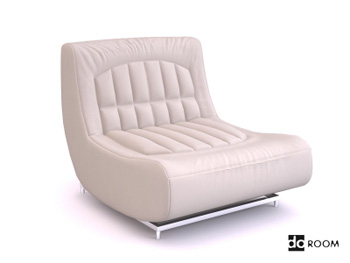 Modern sofa settee 3D model