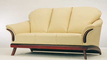 European-style cushion three seats sofa