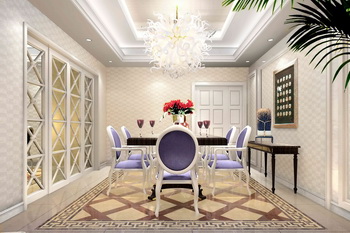 European style modern palace dining room