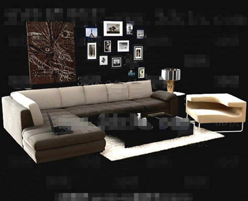 Simple and comfortable sofa combination