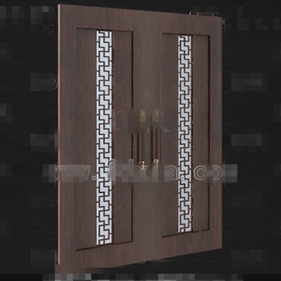 European-style wooden door